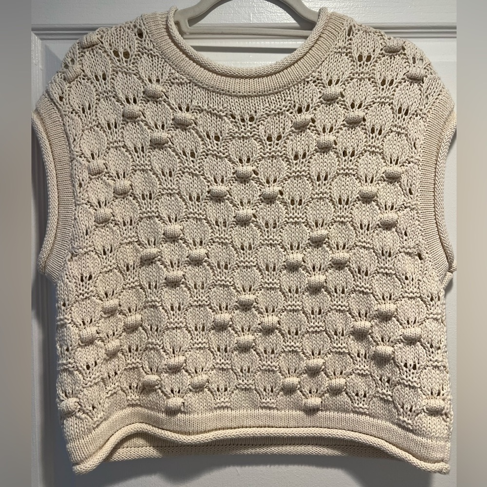 Zara Sweater Sleeveless Top